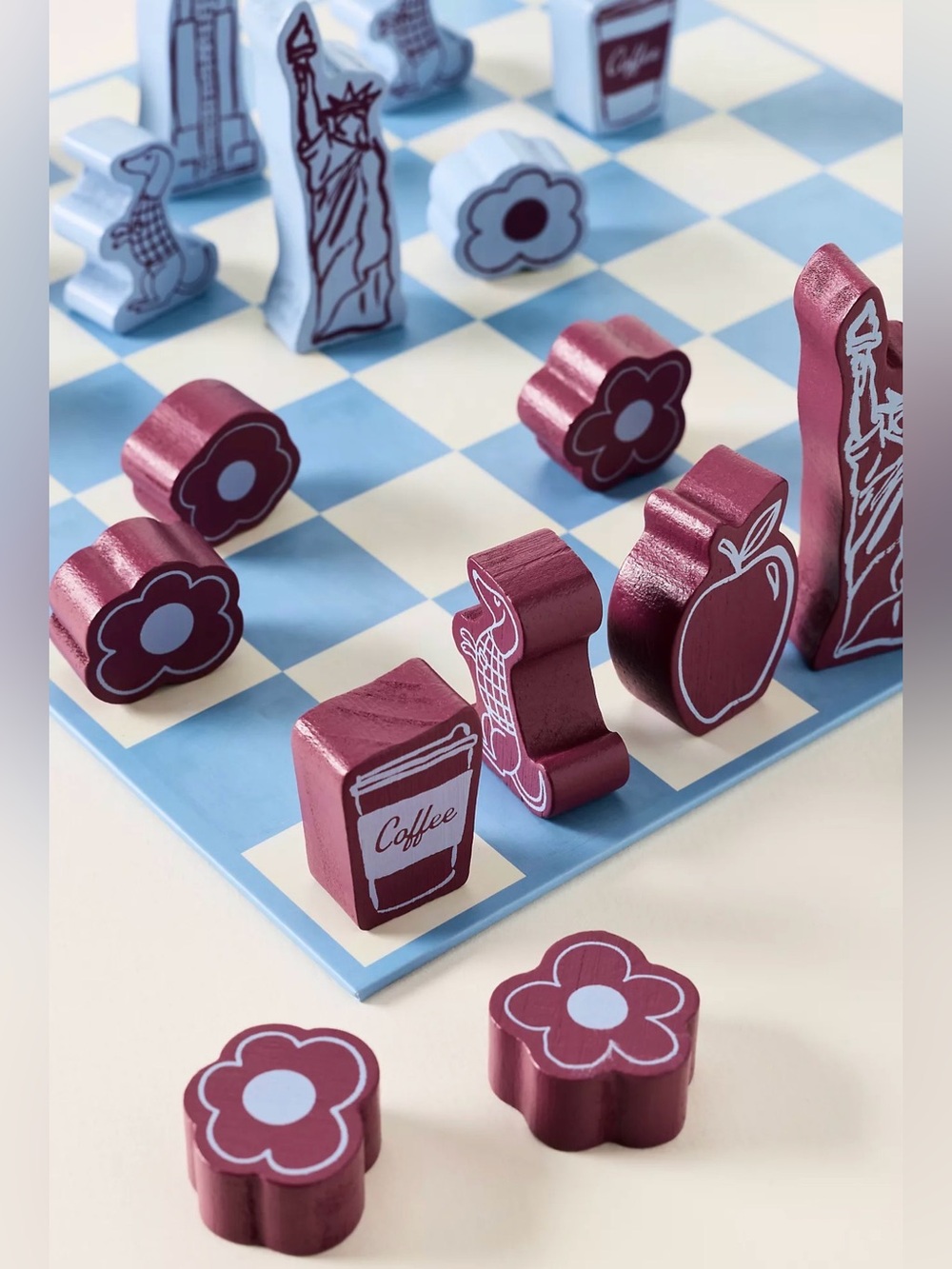 Anthropologie X Papier Novelty Chess Set